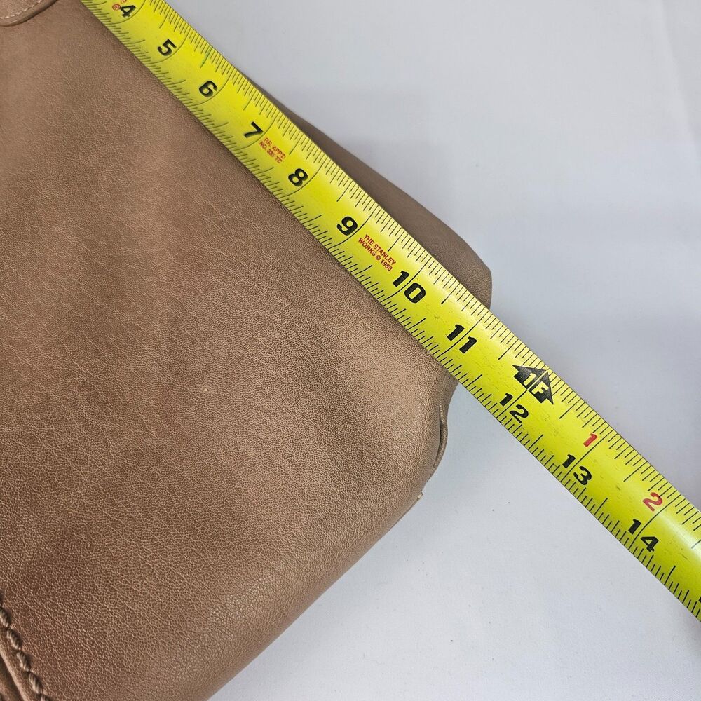 Antik Kraft Taupe Braided Strap Hobo Shoulder Bag Boho Slouchy Large Tote - Picture 12 of 14